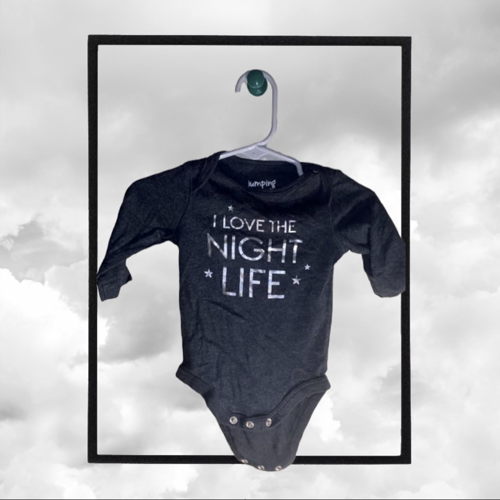 Dark gray onesie